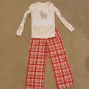 Garnet hill kids llama pjs